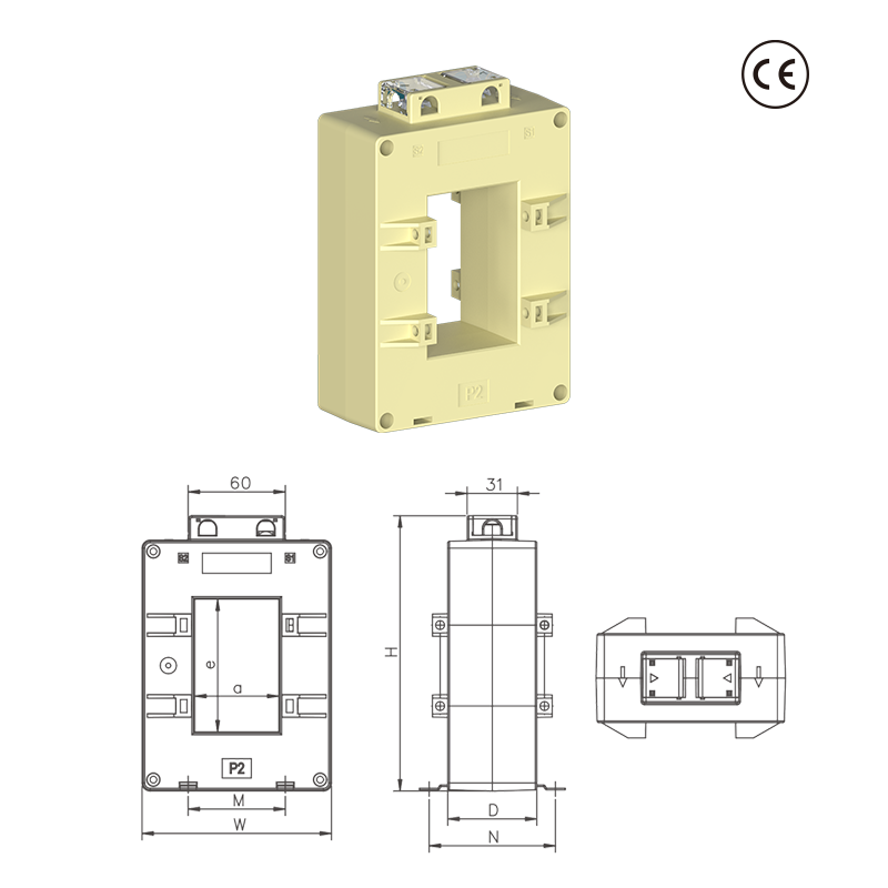 YADA YDBH0.66-III Series Split Core Class 0.2S, 0.5S, 0.2, 0.5,1.0 Current Transformer – CE Certified 100A-7500A to 5(1)A for Energy Monitoring & Metering - Image 3
