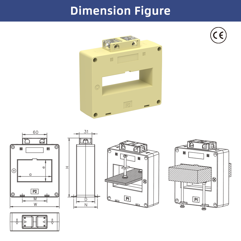 High-Safety Instrument & Metering Transformer YDBH0.66-II-B CE-Certified to EN 61010 for Power Distribution - Image 5