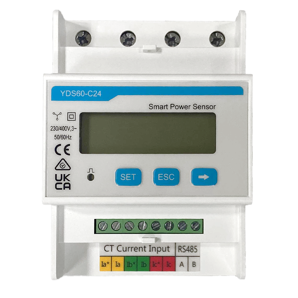 YADA CE Certified 3 Phase Smart Power Sensor 250A RS485 Din Rail Energy Meter with Split Core CT for Solar PV Inverter YDS60-C24 - Image 4