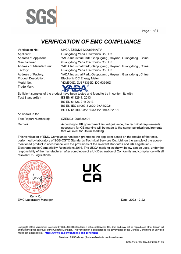 UKCA Certification